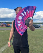 Lunar Phases Hand Fan