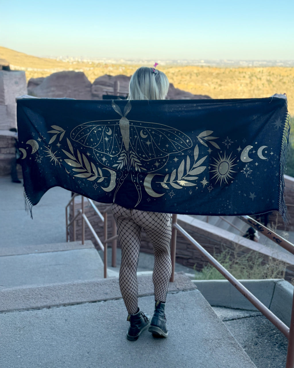 Lunar Moth Pashmina