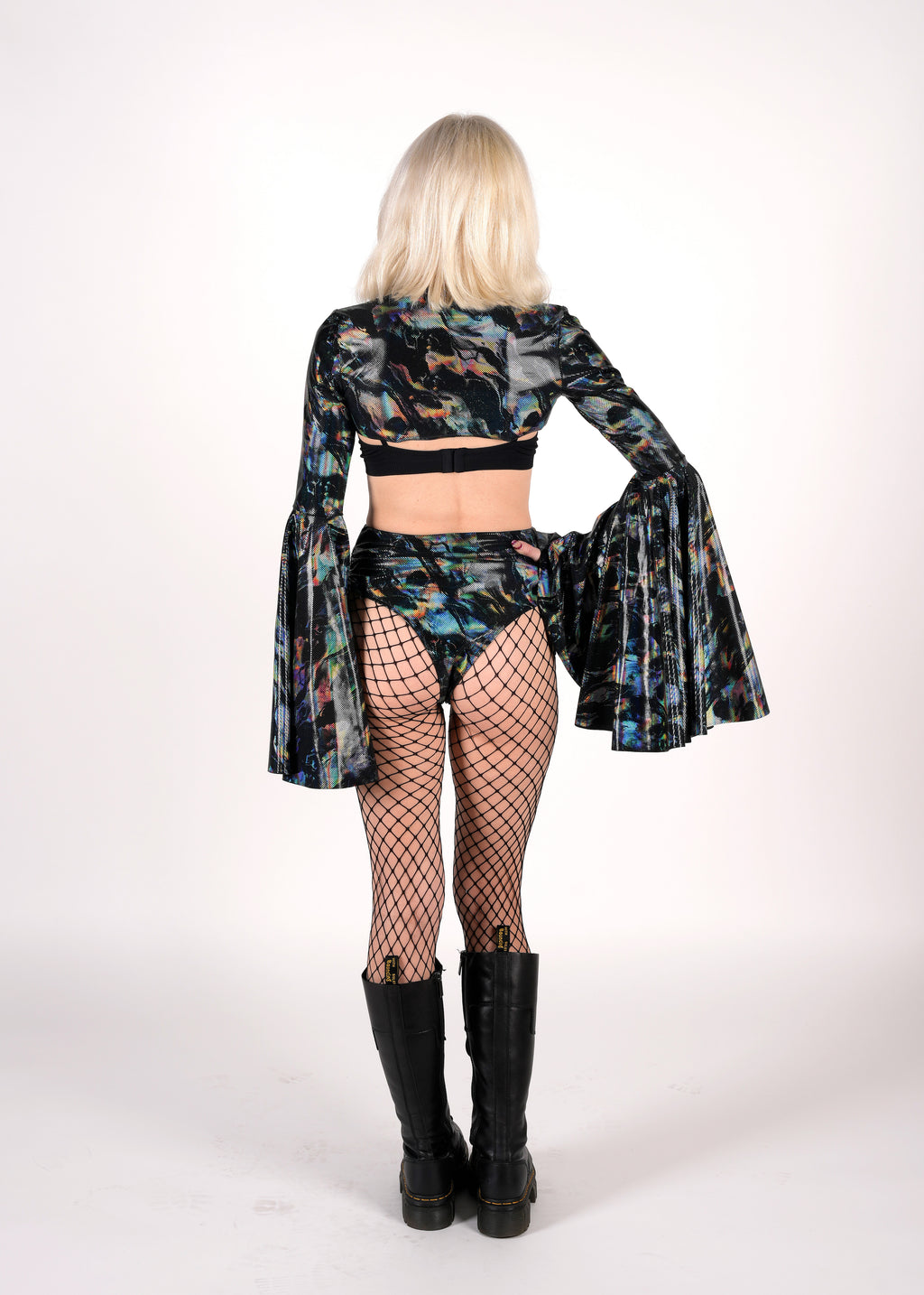 Cosmic Bell-Sleeve Shrug