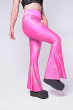 Metallic Geo Bell Bottoms