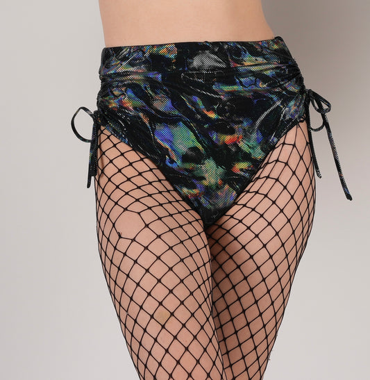 Cosmic Holographic Booty Shorts