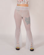 Mystic Bell-Bottom Pants - White