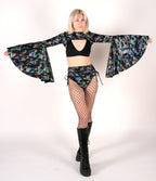 Cosmic Bell-Sleeve Shrug