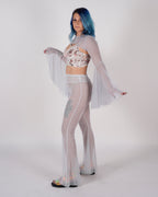 Mystic Bell-Bottom Pants - White