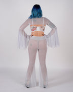 Mystic Bell-Bottom Pants - White