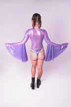 Stardust Mesh Bell Sleeve Bodysuit