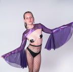 Stardust Mesh Bell Sleeve Shrug