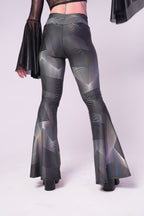 Metallic Geo Bell Bottoms