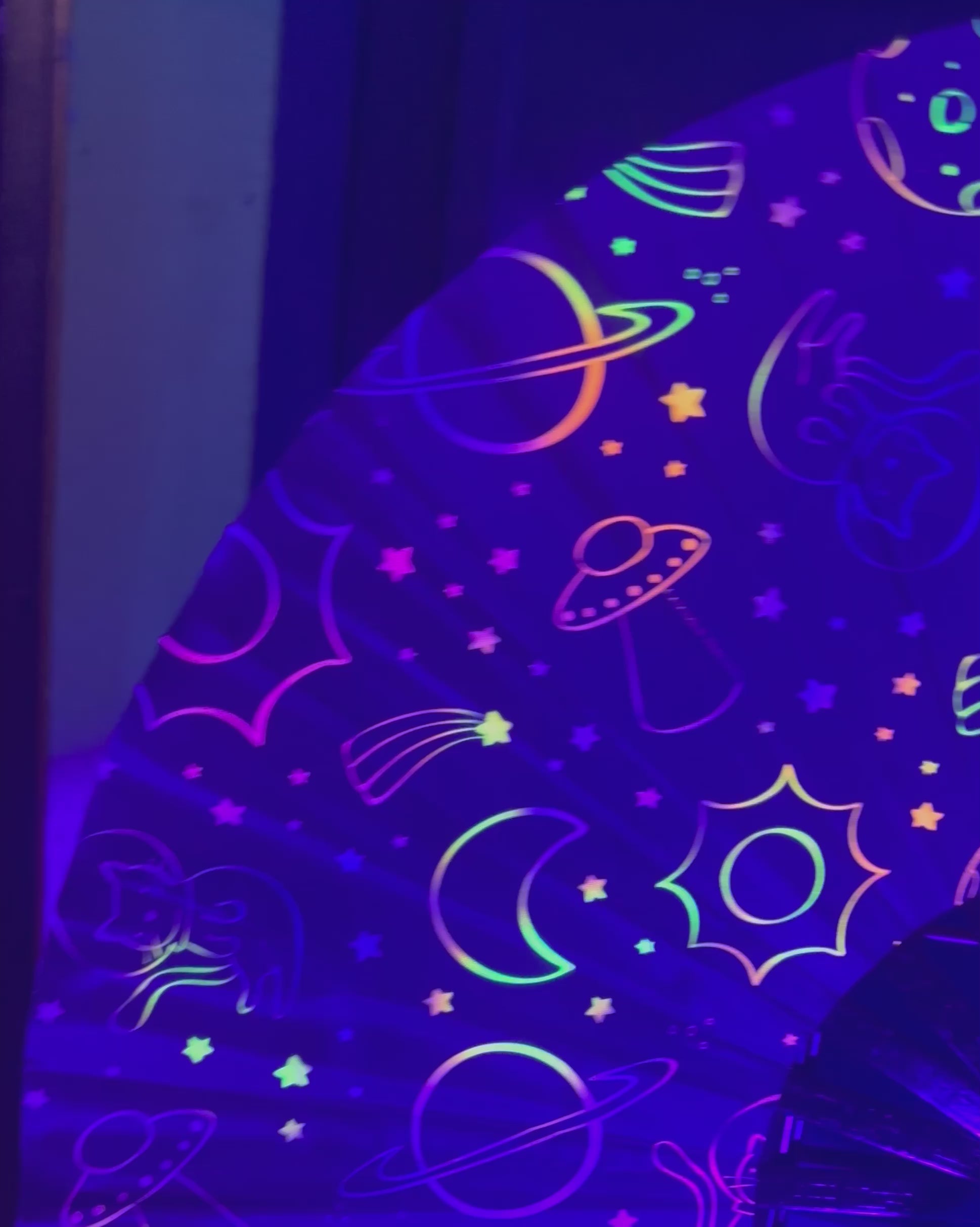 Space Cat Fan (UV-Reactive!)